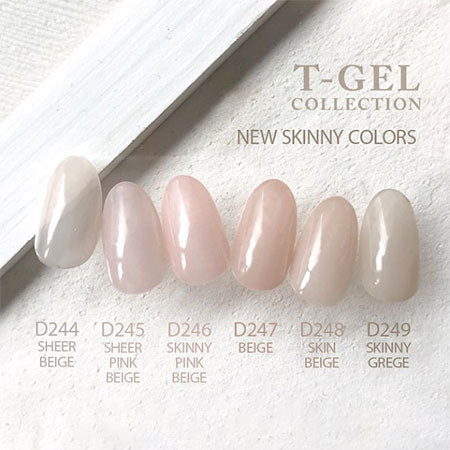 T-GEL COLLECTION Color Gel D246 Skinny Pink Beige  4g