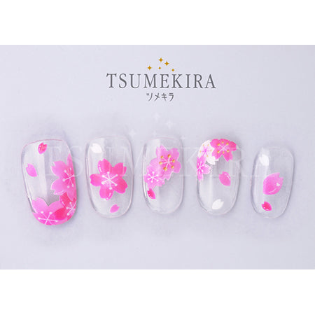 Tsumekira Dancing of Spring Cherry Blossom 120mm x 88mm  1P