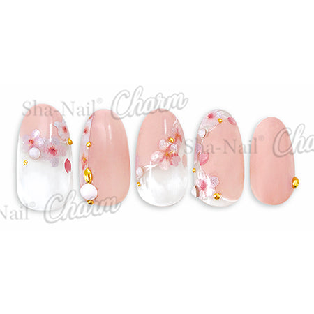 Sha-Nail Charm  Shining Sakura Real 50mm x 86mm  1P