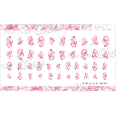 Sha-Nail Charm  Starlight Sakura 50mm x 86mm  1P