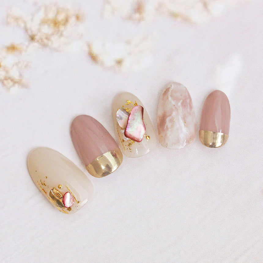 SHAREYDVA Gloss Shell Mauve Pink