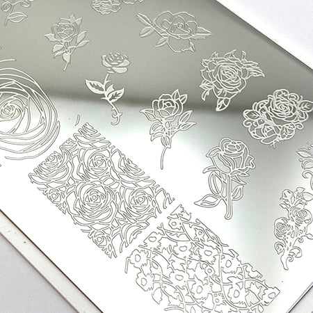 ICE GEL Metal Plate Rose MCBL-31