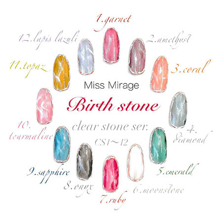 Miss Mirage Soak Off Gel CS5s clear stone emerald 2.5g