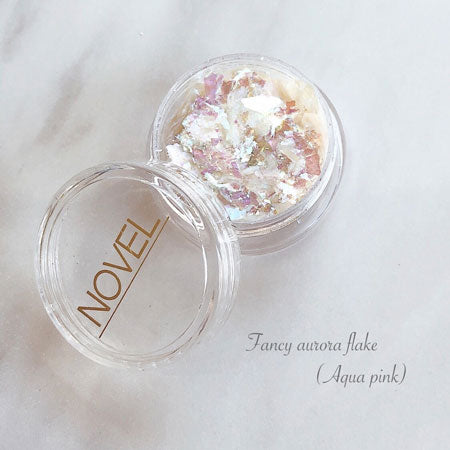 NOVEL ◆ Fancy Aurora Flake Aqua Pink