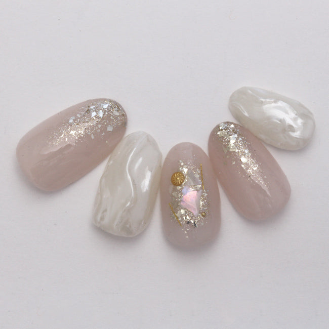SHAREYDVA Mirror Powder Rich Series  White veil