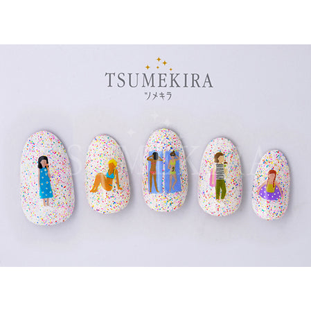 TSUMEKIRA Produced by flicka nail arts 1 4 seasons GIRLS Summer NN-FLI-102