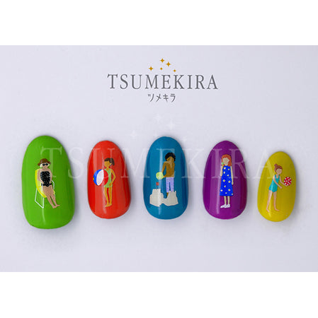 TSUMEKIRA Produced by flicka nail arts 1 4 seasons GIRLS Summer NN-FLI-102