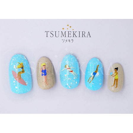 TSUMEKIRA Produced by flicka nail arts 1 4 seasons GIRLS Summer NN-FLI-102