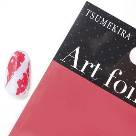 Tsumekira x Fumi Select Paper Foil Pink Berry AF-FUM-021