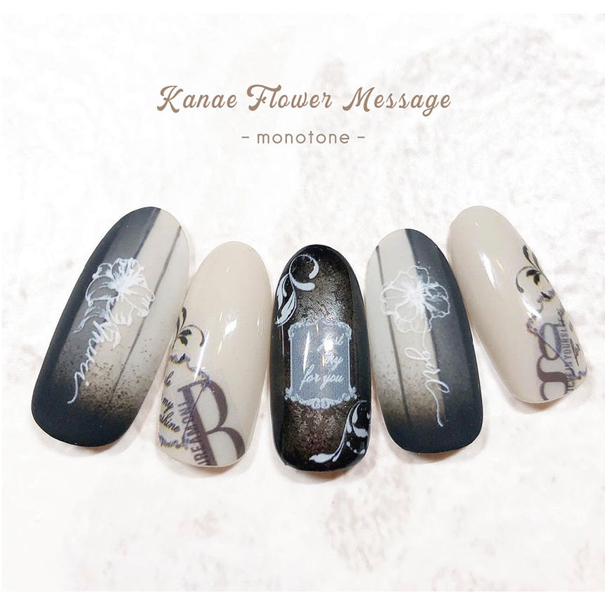 Sha-Nail Pro Kanae Flower Message Monotone KANAE-003