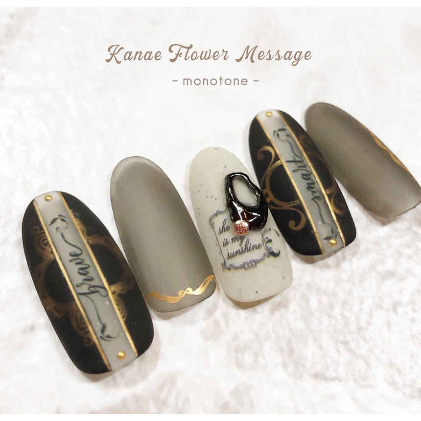 Sha-Nail Pro Kanae Flower Message Monotone KANAE-003