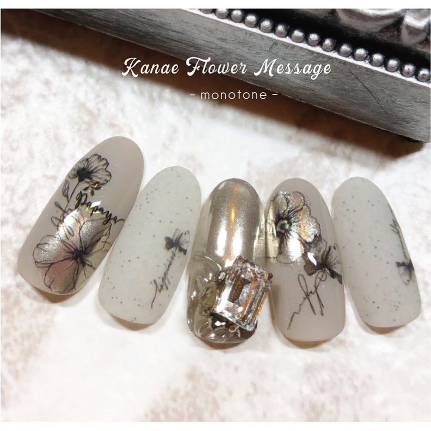 Sha-Nail Pro Kanae Flower Message Monotone KANAE-003