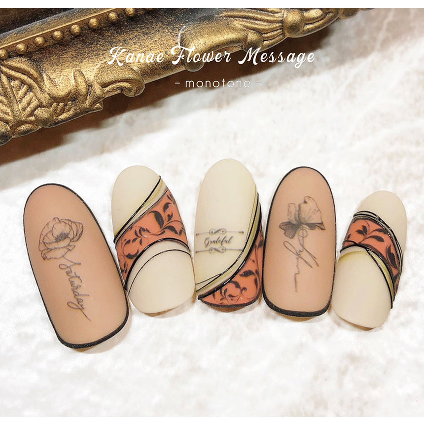 Sha-Nail Pro Kanae Flower Message Monotone KANAE-003
