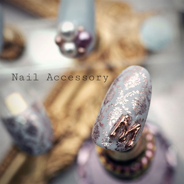 Nail accessories art film Damask A pink gold