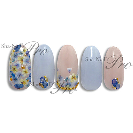 Sha-Nail Plus Real Flowlet White Gradation