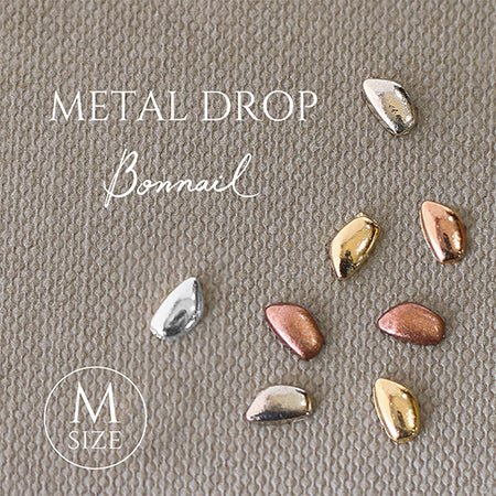 Bonnail Metal Drop  M  Silver  10p