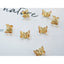 Nail accessories Crystal Papillon  Champagne 8mm x 10mm x 4mm  4P