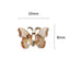 Nail accessories Crystal Papillon  Champagne 8mm x 10mm x 4mm  4P