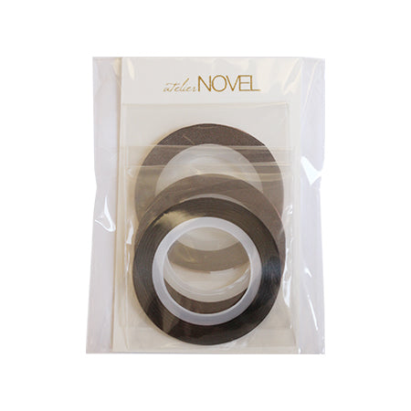 NOVEL ◆Brown brilliant assort  3p