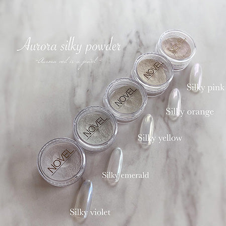 NOVEL ◆Aurora silky powder  5 color set  0.8g each