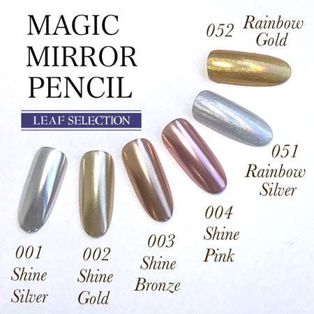 LEAF SELECTION magic mirror pencil  # 051 Rainbow Silver