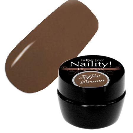Naility! Gel Nail Color 398 Toffee brown 4g