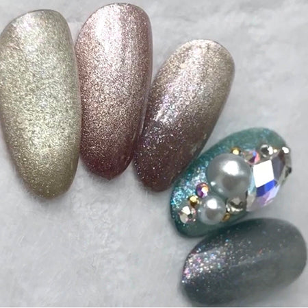 ICE GEL A BLACK Star Galaxy Gel  1167 MILKY WAY Aurora Gray  3g