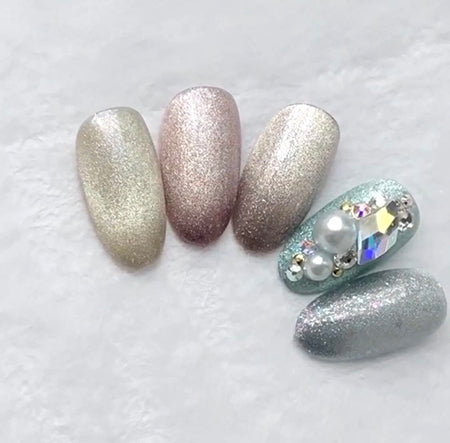 ICE GEL A BLACK Star Galaxy Gel  1167 MILKY WAY Aurora Gray  3g