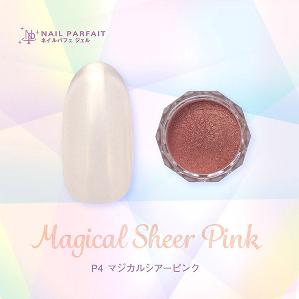 Nail Parfait Magical Aurora Powder  P4 Magical Sheer Pink