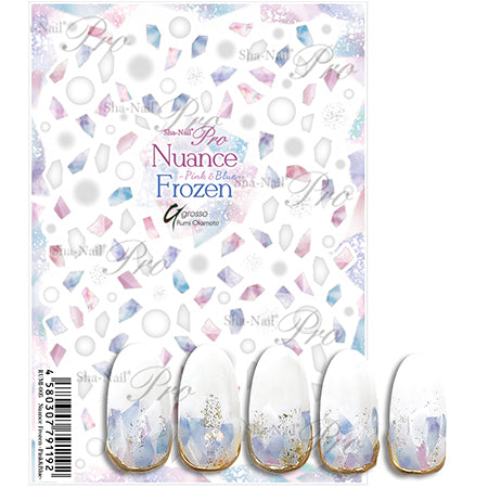 Sha-Nail PRO RUMI-005  Nuance Frozen Pink and Blue