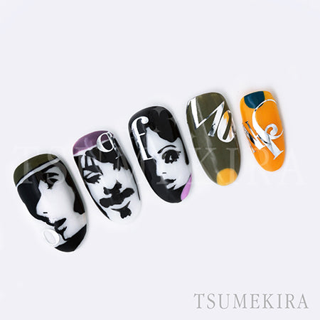 Tsumekira Mukai Maki Produce 5  Monroe Monroe (Silver) SG-MKI-109 (For gel only)