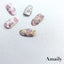 Amaily Nail Stickers  No. 3-28 Fancy Flower (Color)