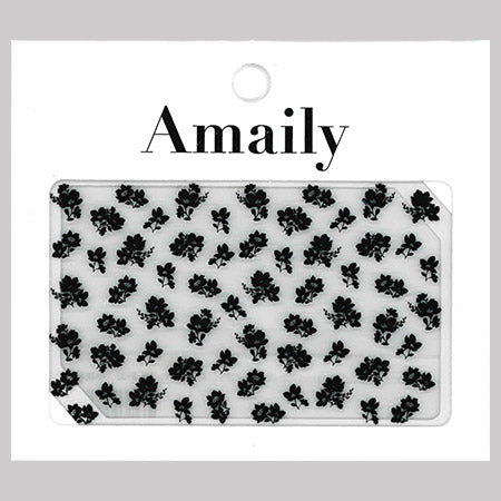Amaily Nail Stickers  No. 3-32 Pedicel (black)