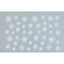 Amaily Nail Stickers No. 3-33 Snowflake 2 (white)