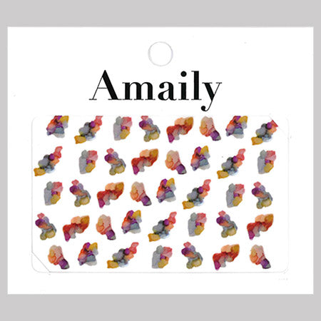 Amaily Nail Stickers No. 5-37 Ink Art