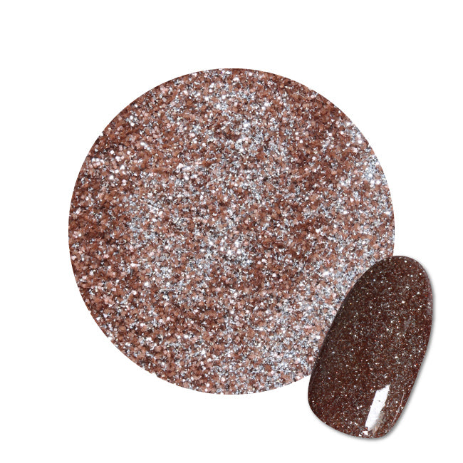 SHAREYDVA Flash Glitter Brown