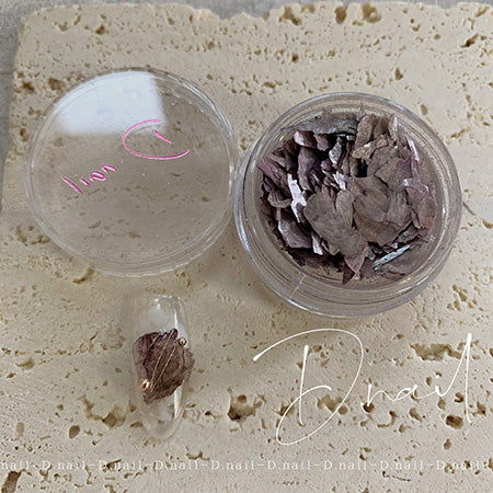 Ann Professional Dried Flower Shell  Dark purple  4g