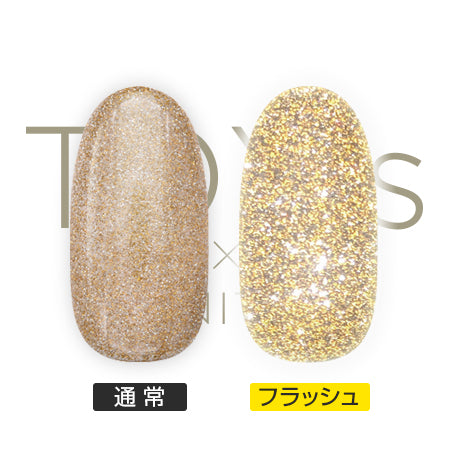 TOY's x INITY Flash Color Glitter T-FG02 Gold