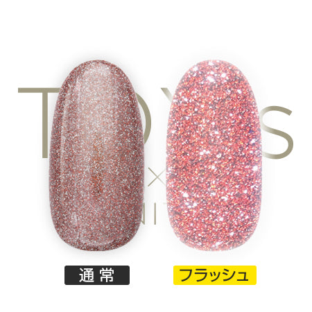TOY's x INITY Flash Color Glitter  T-FG04 Red