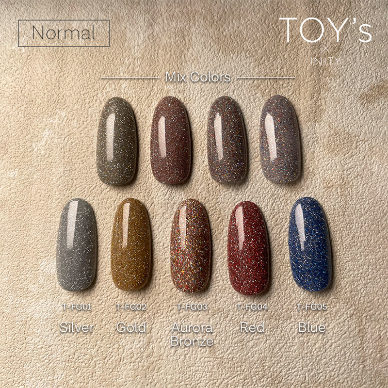 TOY's x INITY Flash Color Glitter  T-FG01 Silver