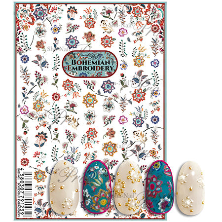 Sha- Nail Pro  BOH-001  Bohemian Embroidery