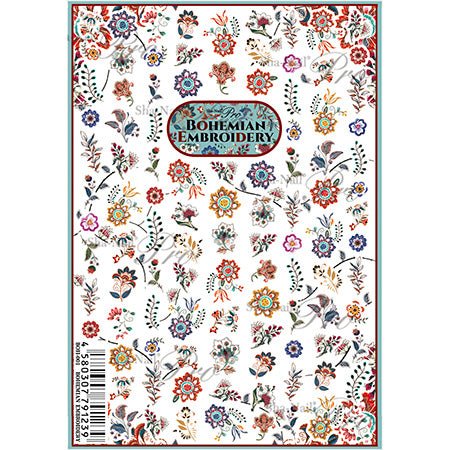 Sha- Nail Pro  BOH-001  Bohemian Embroidery