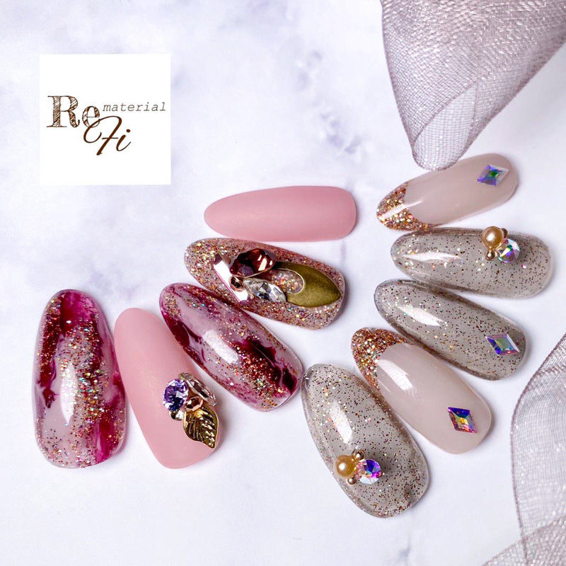 Bonnail x Rrieenee Products ReFi Material Glitter Series  Champagne