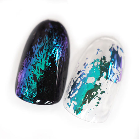 Tsumekira Art Foil DISCO Fumi Select  Emerald x Purple (Emerald Purple)