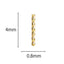 NAILTAS Nail Deco Parts M017  0.8mm x 4mm 80p