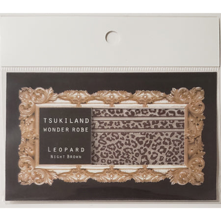 ◆ Line Film TSUKILAND WONDER ROBE  LEOPARD NIGHT BROWN