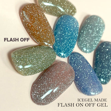 ICE GEL A BLACK On-Off Gel  1198 Flash Wenge 3g
