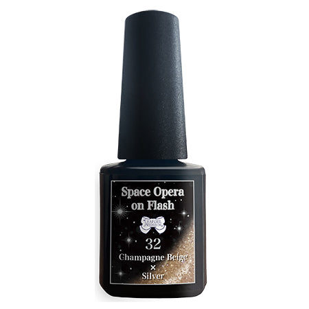 LEAFGEL PREMIUM Space Opera On Flash  32 Champagne beige x silver 5g