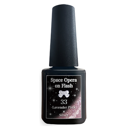 LEAFGEL PREMIUM Space Opera On Flash  33 Lavender pink x silver 5g