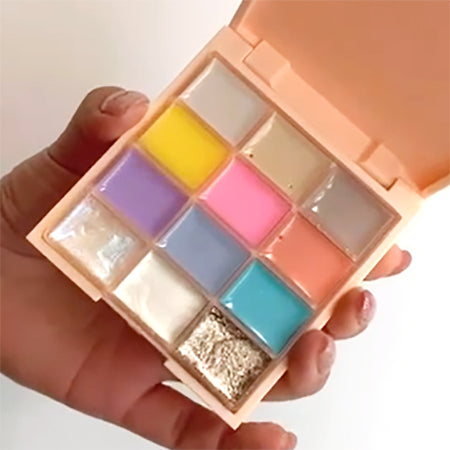 + D Pallet gel (solid) 12 colors　